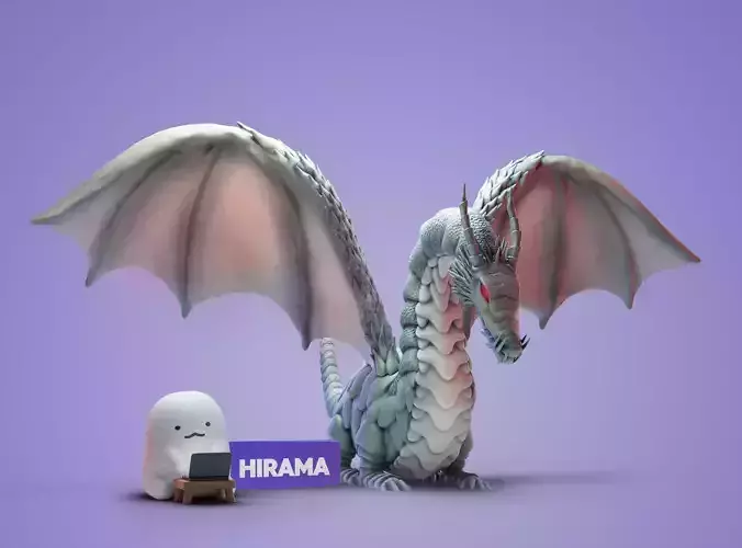 Tales from Earthsea Dragon Studio Ghibli Fantasy 3D Printable