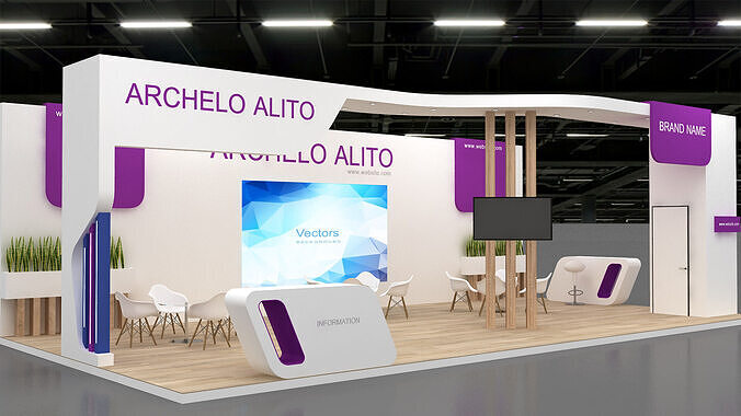 exhibition 3D 3D model