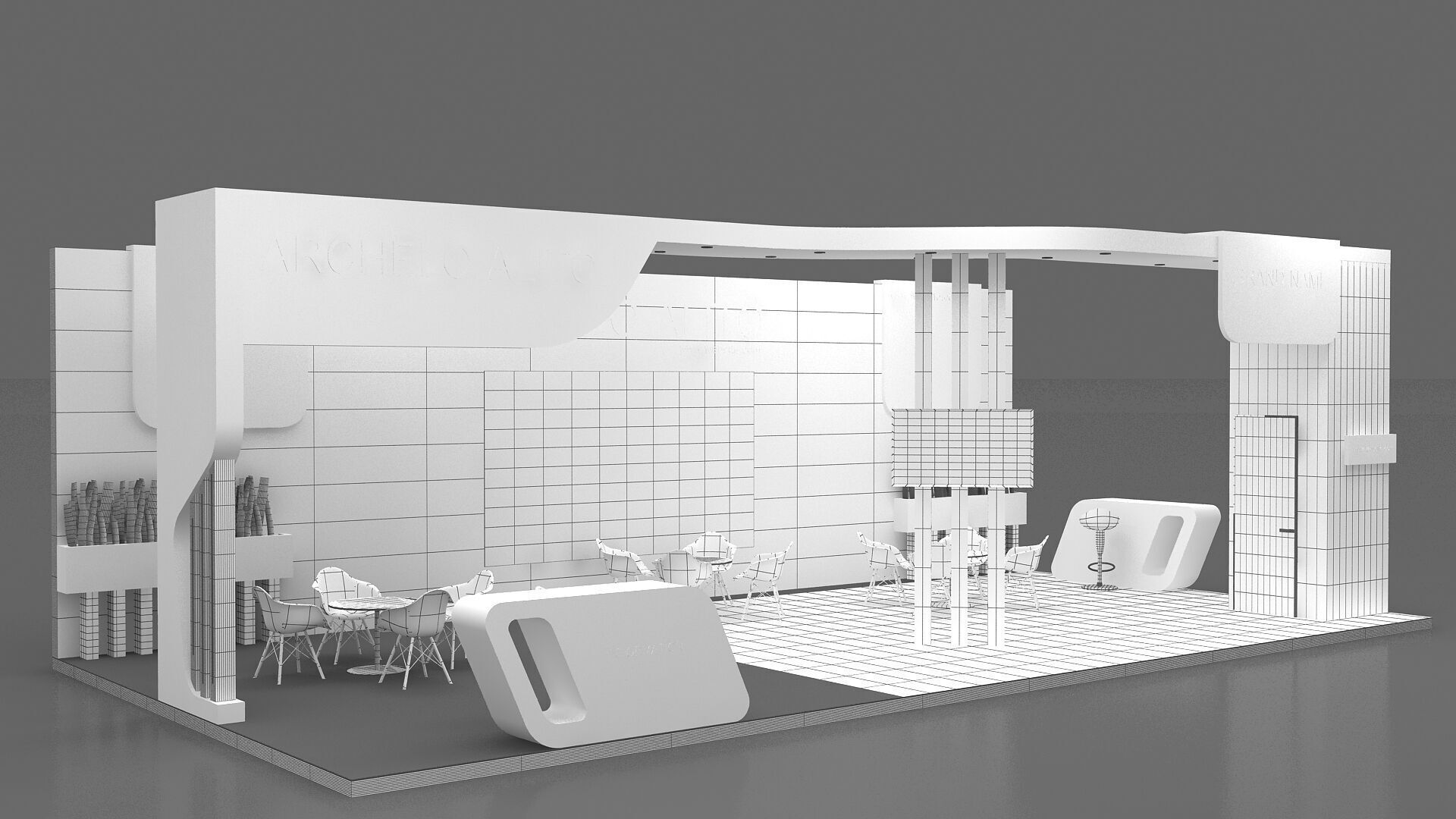 exhibition 3D 3D model_6