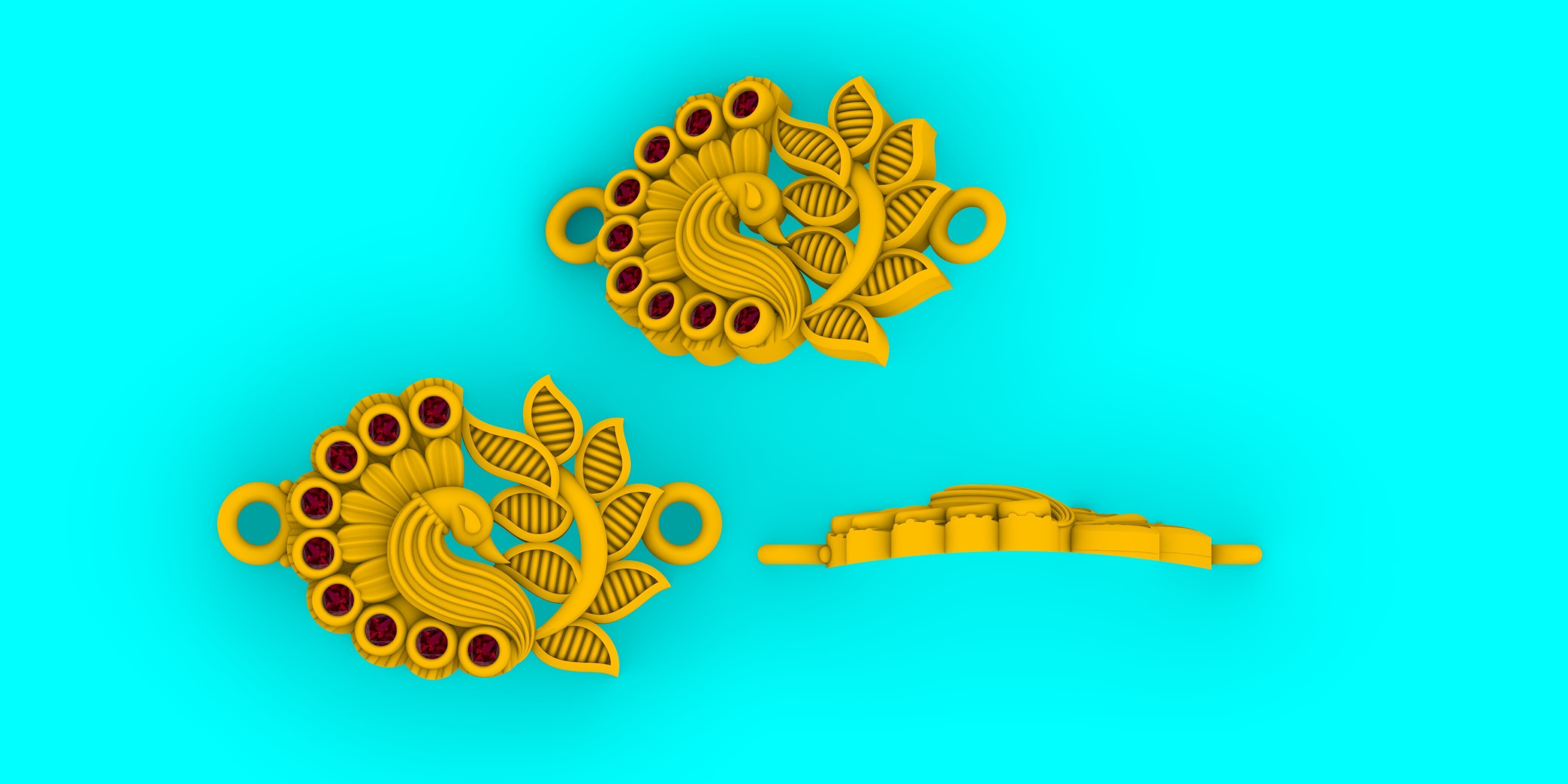 Rakhi Silver  3D print model_1