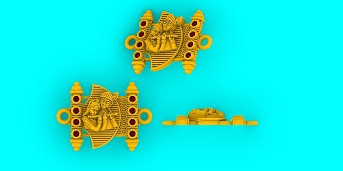 Rakhi Silver  3D print model
