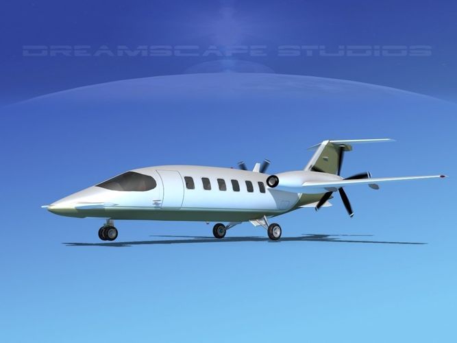 Piaggio Avanti P180 V10 3D model