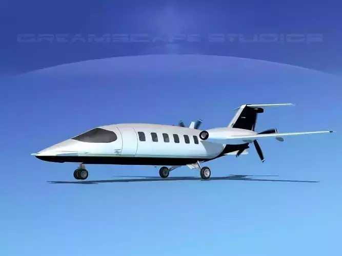 Piaggio Avanti P180 V11 3D model