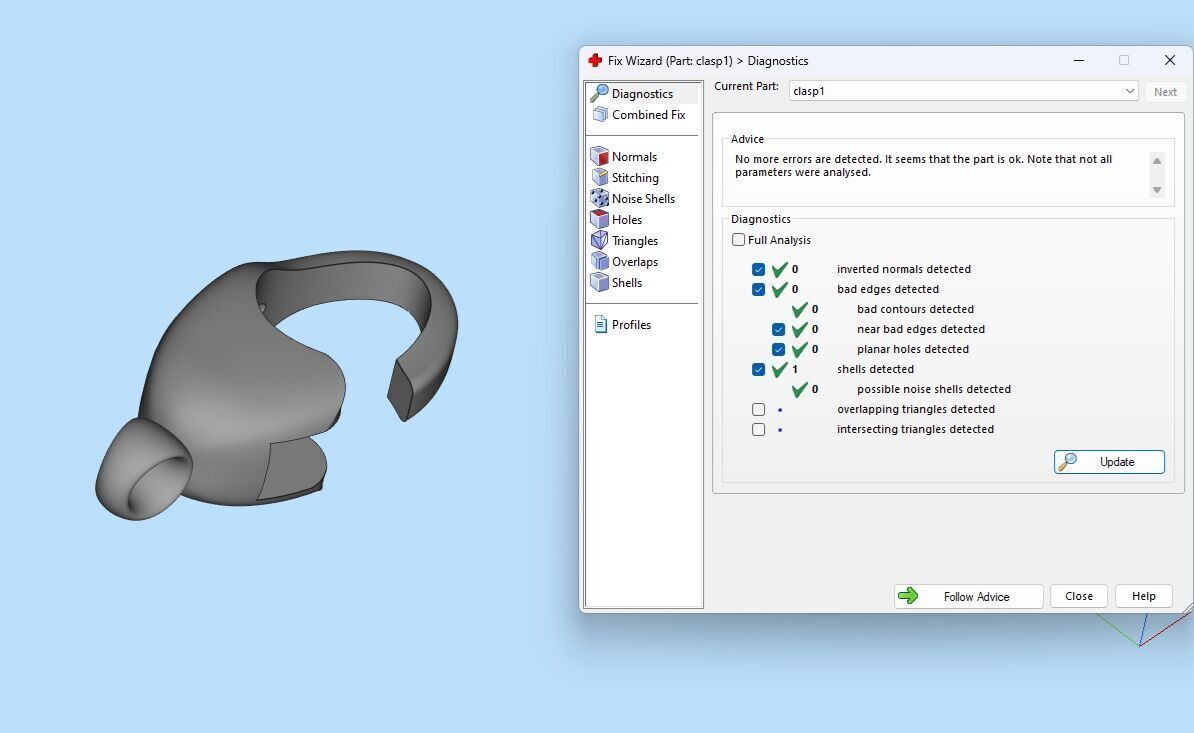 Link Chain Bracelet 3D print model_17