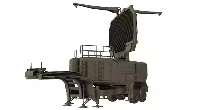  64N6E2 radar  3D model