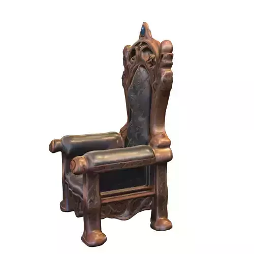 Ornate Gothic Throne  Fantasy Chair