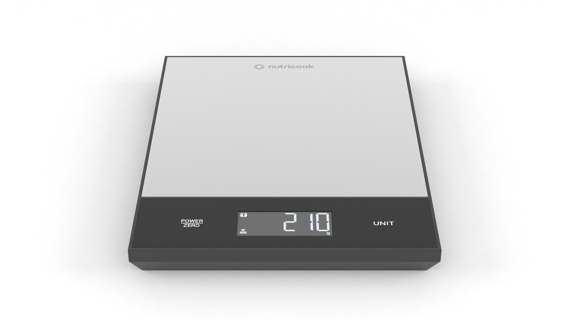 Digital Kitchen Scale 3D model_1