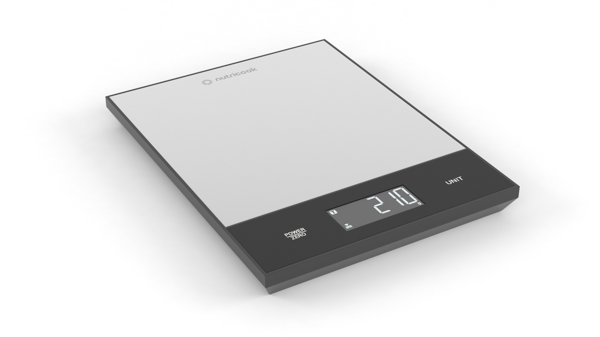 Digital Kitchen Scale 3D model_2