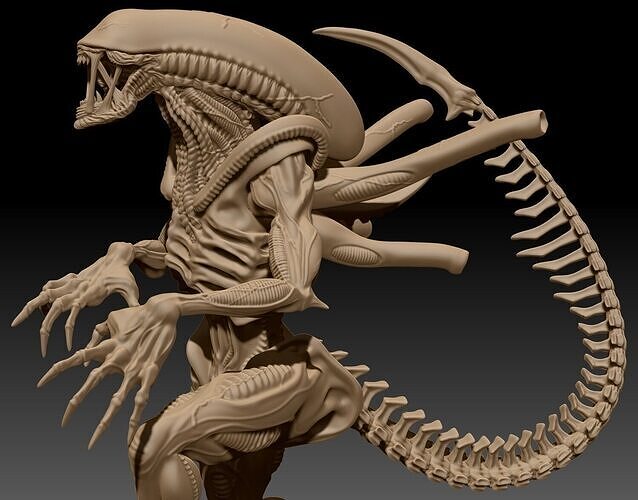 Alien Prowler 3D print model