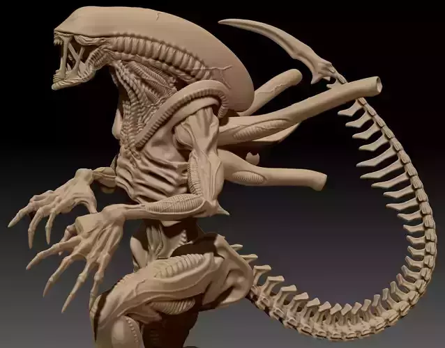 Alien Prowler 3D print model