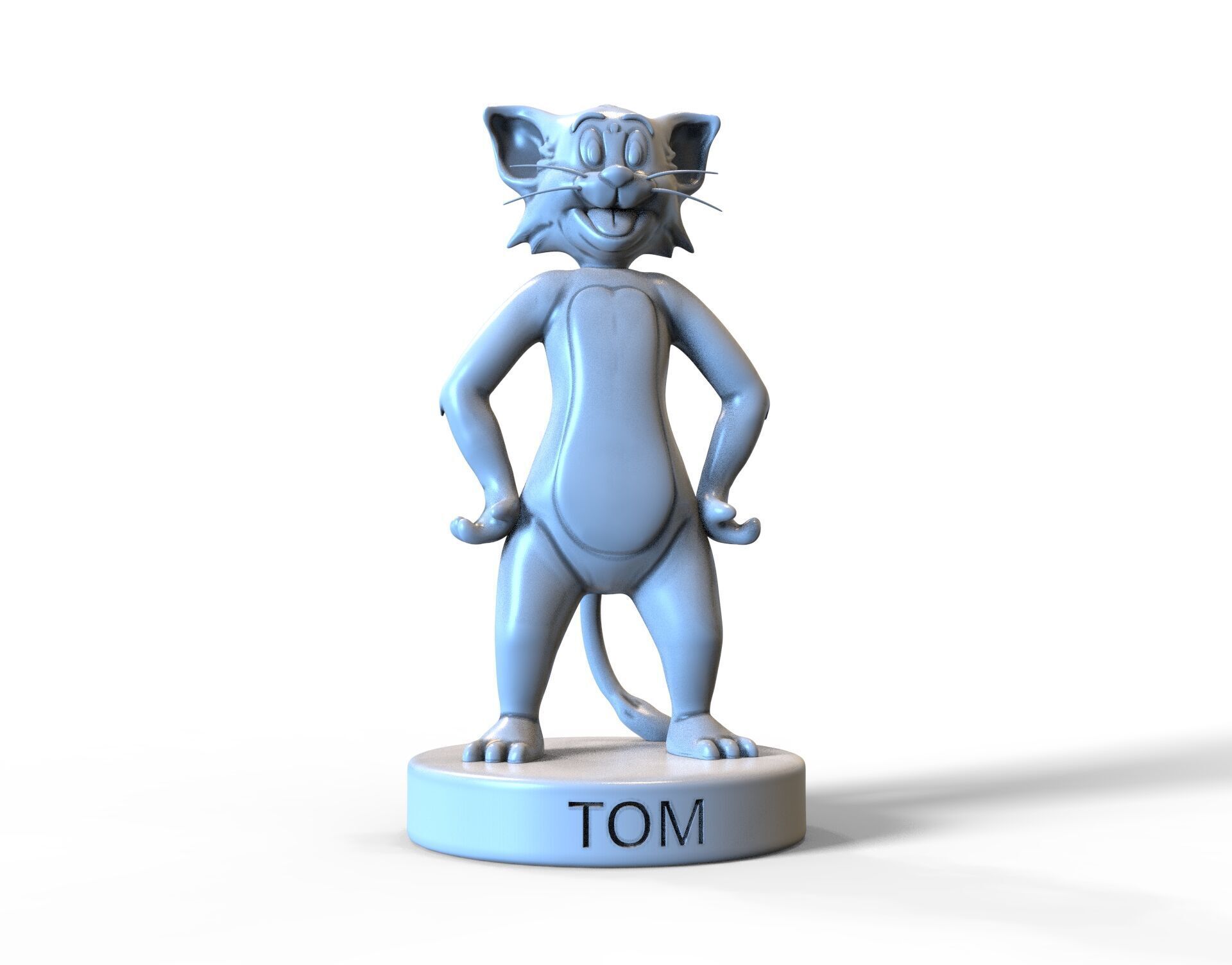 Tom cat 3d 3D print model_9