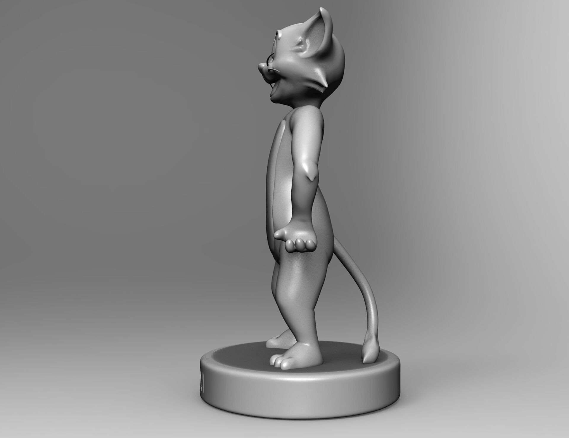 Tom cat 3d 3D print model_2