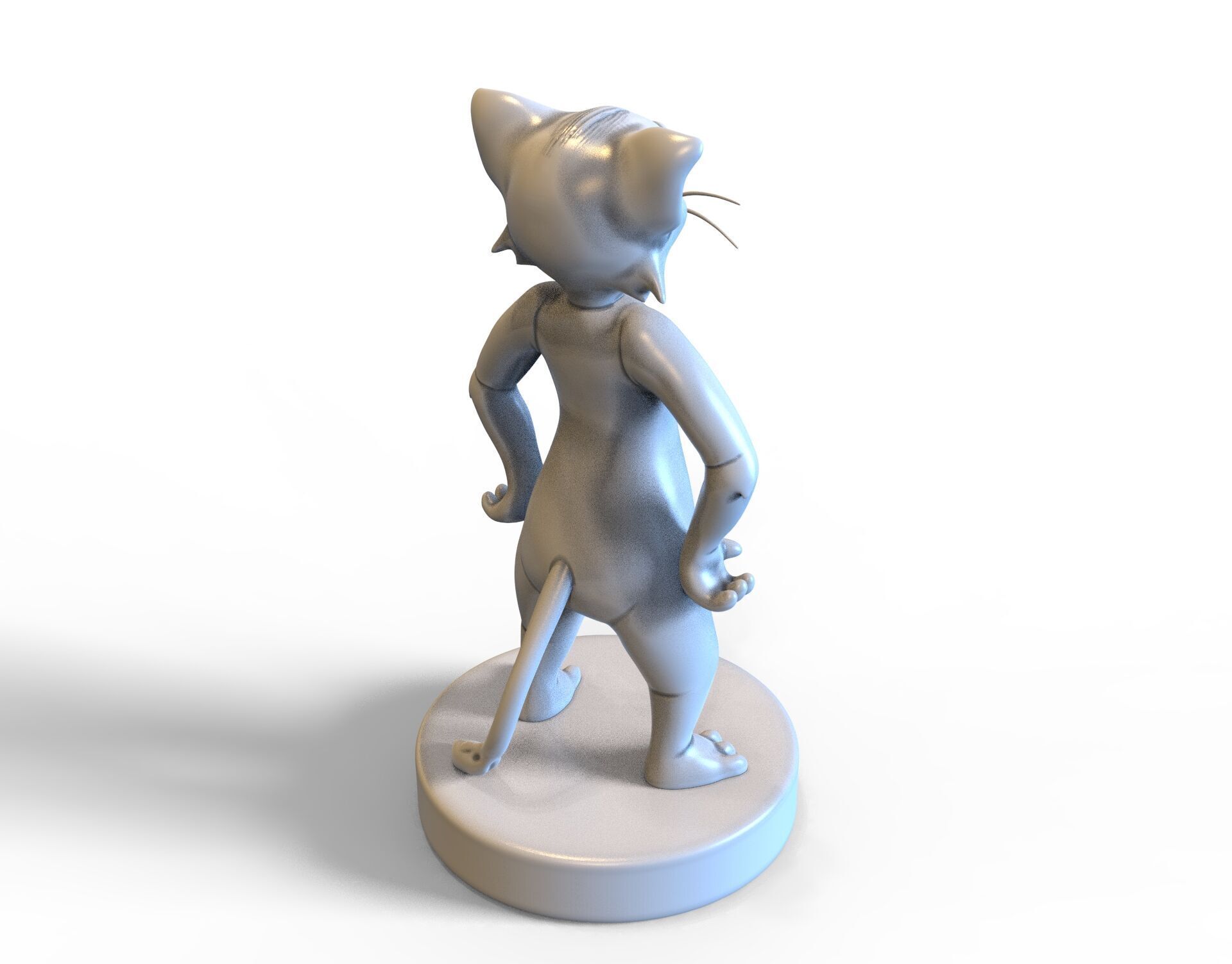 Tom cat 3d 3D print model_8
