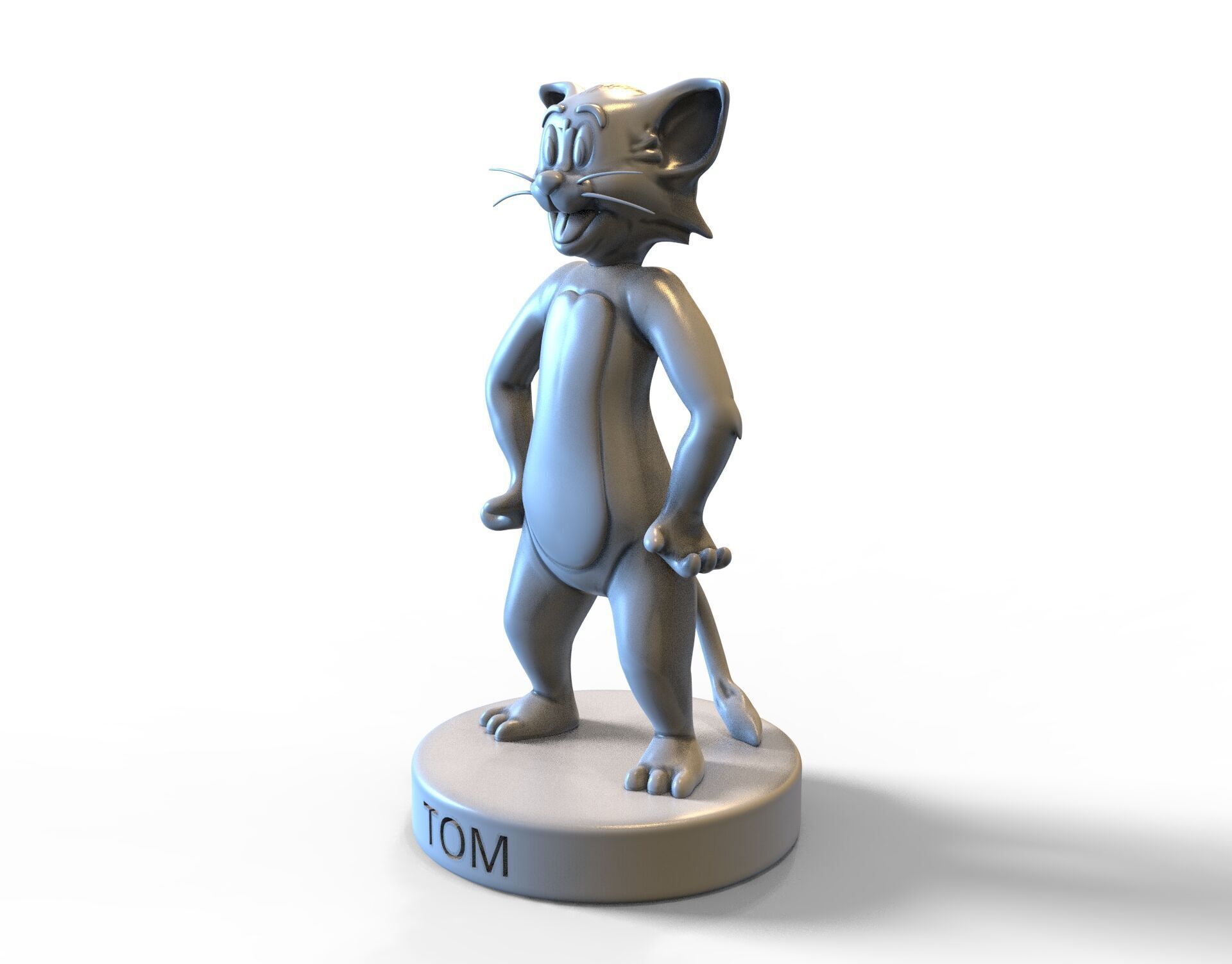 Tom cat 3d 3D print model_7