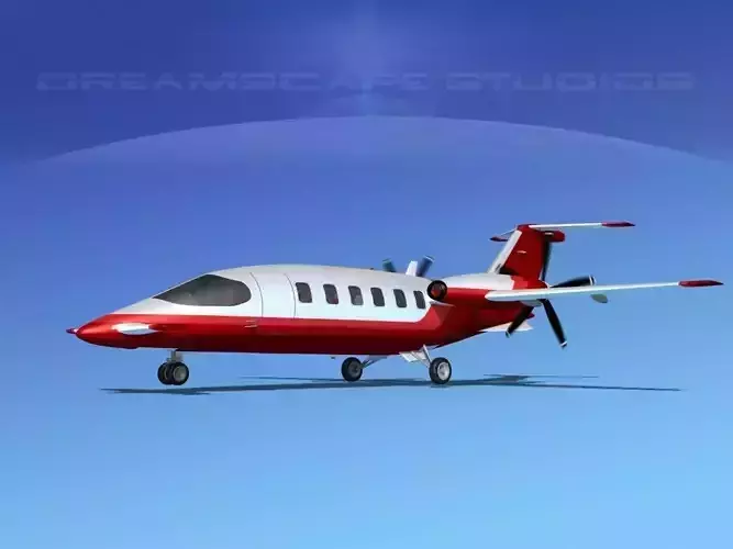 Piaggio Avanti P180 V20 3D model