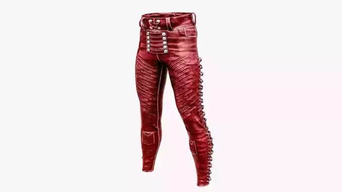 Leather Punk Pants