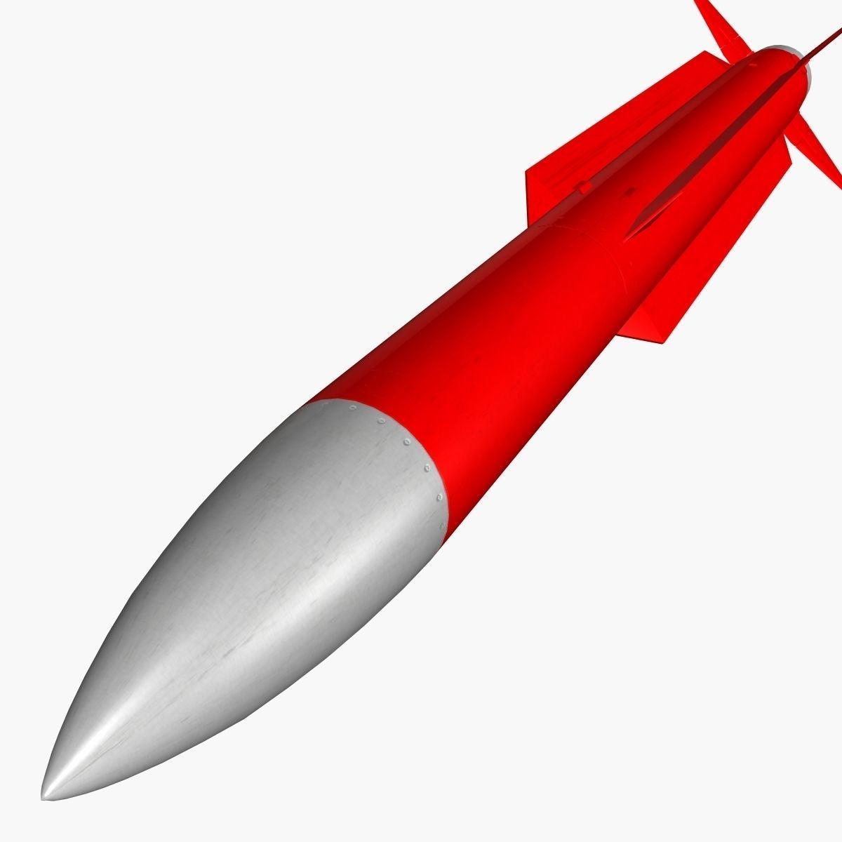 Tartar Missile Low-poly 3D model_2
