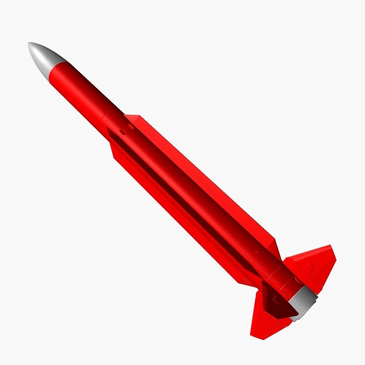 Tartar Missile Low-poly 3D model_1