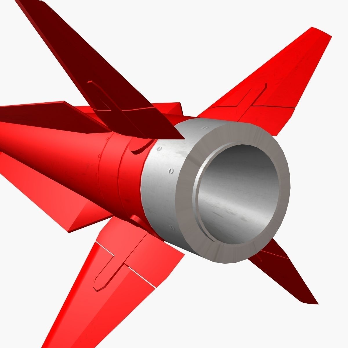 Tartar Missile Low-poly 3D model_3