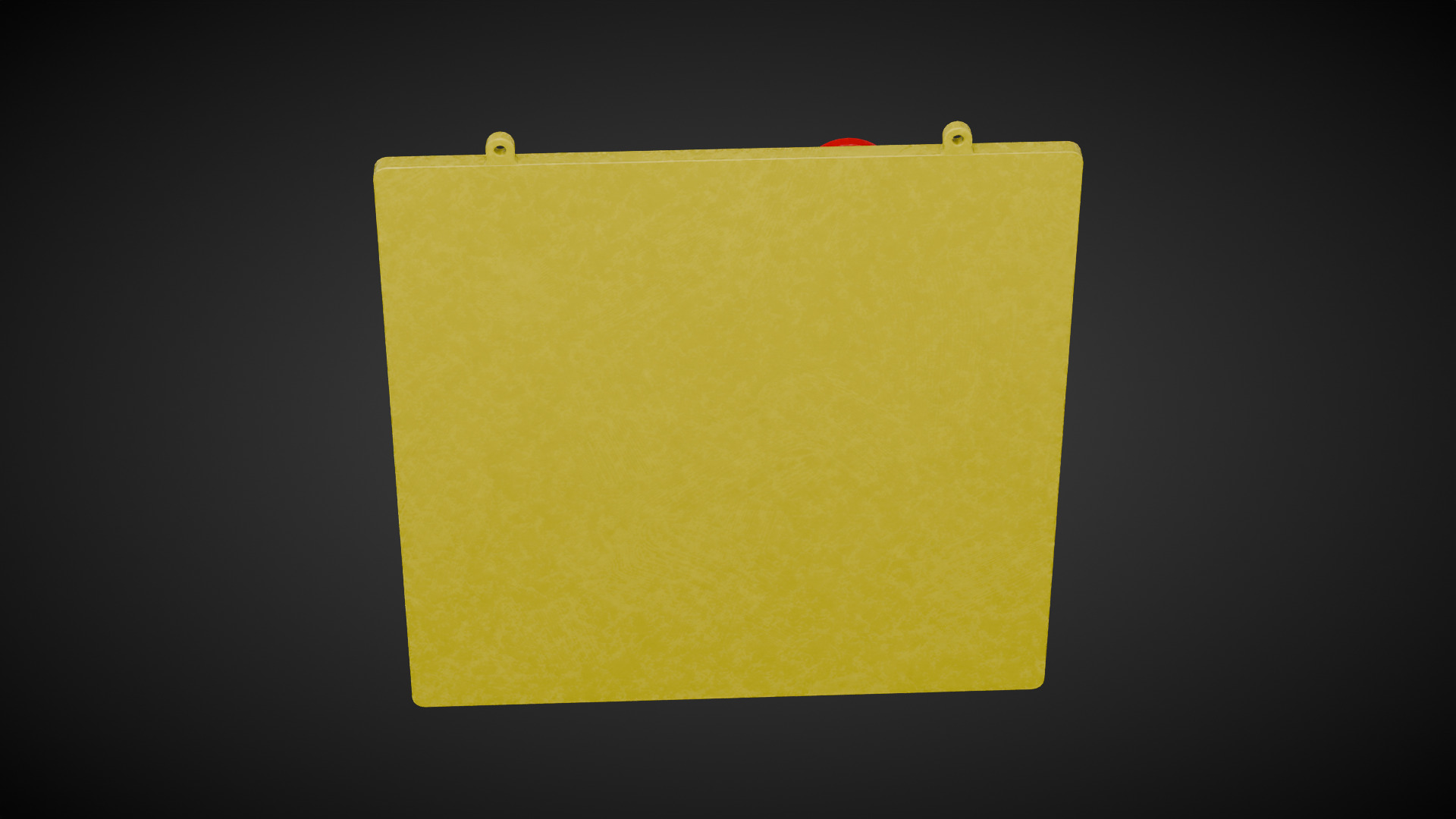 Wall Mounted Calendar Low-poly 3D model_9