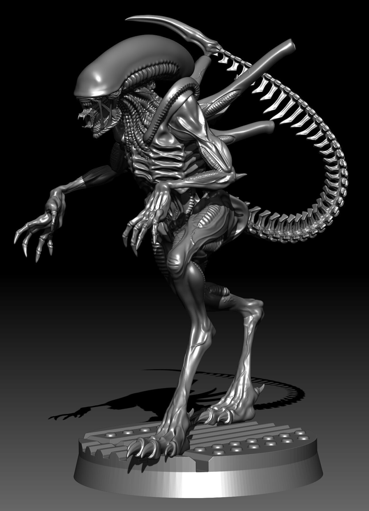 Alien Prowler 1 3D print model_4