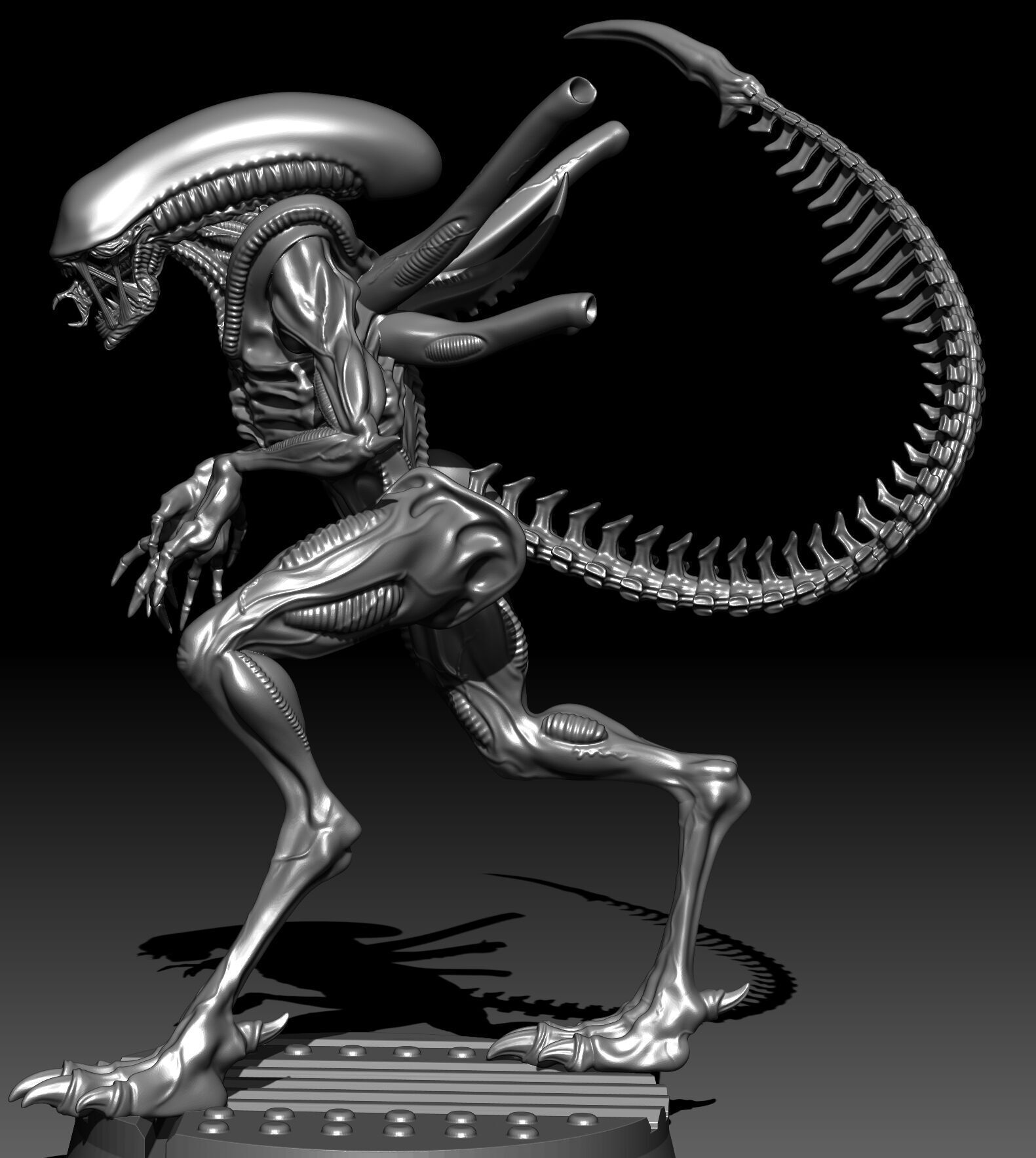 Alien Prowler 1 3D print model_3