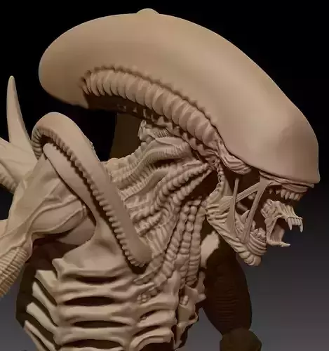 Alien Prowler 1 3D print model