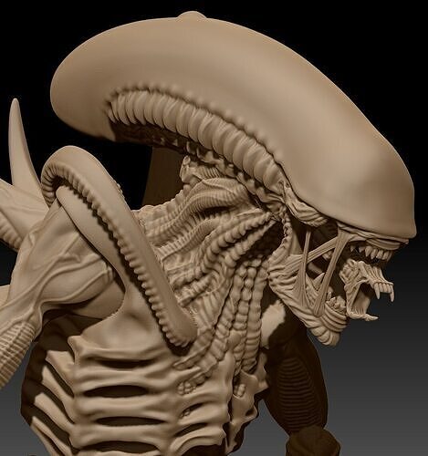 Alien Prowler 1 3D print model