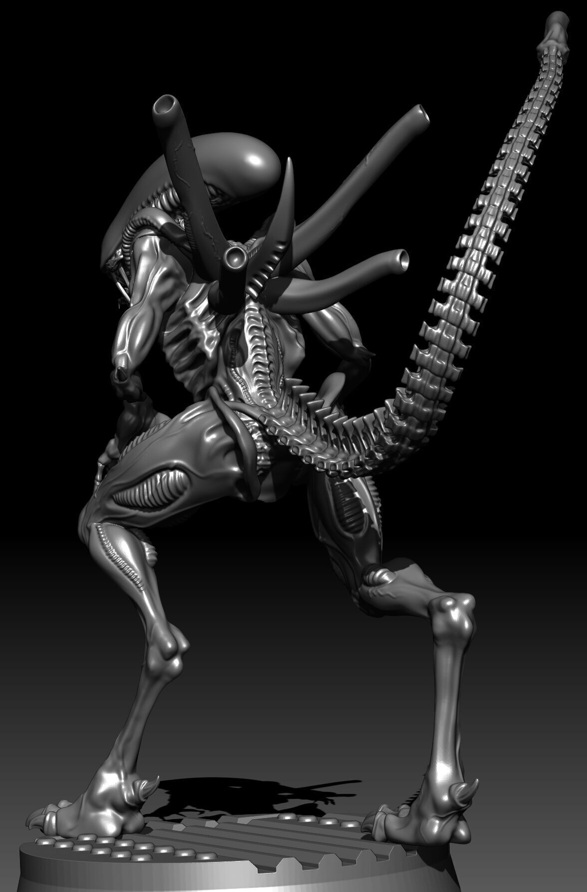 Alien Prowler 1 3D print model_2
