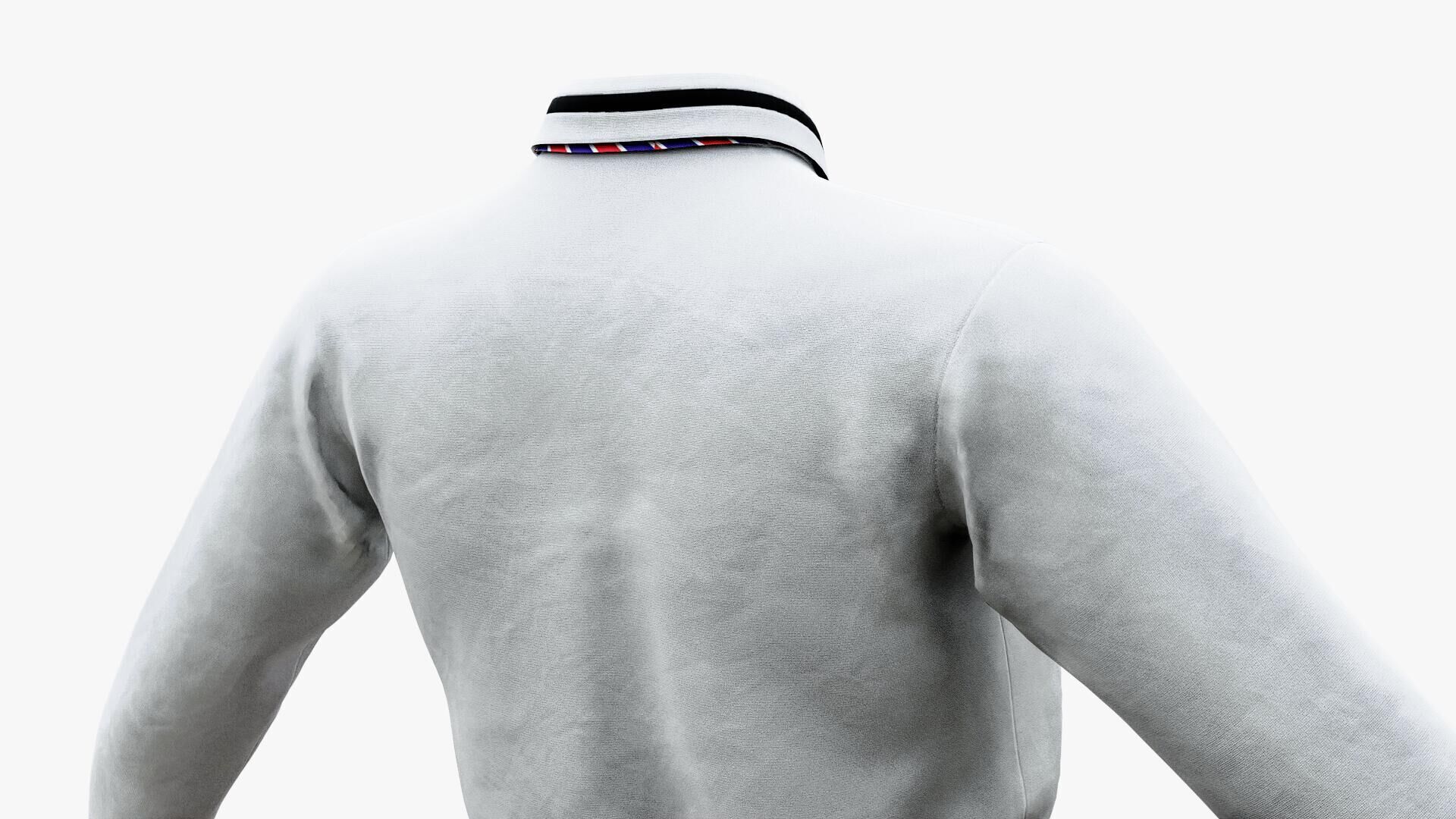 Female School Uniform Free low-poly 3D model_10