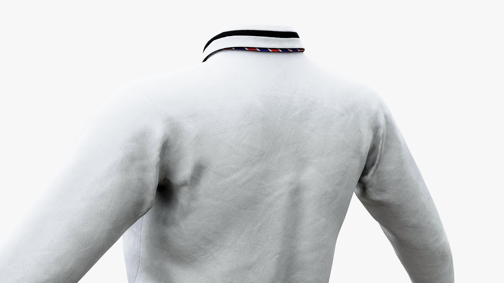 Female School Uniform Free low-poly 3D model_11