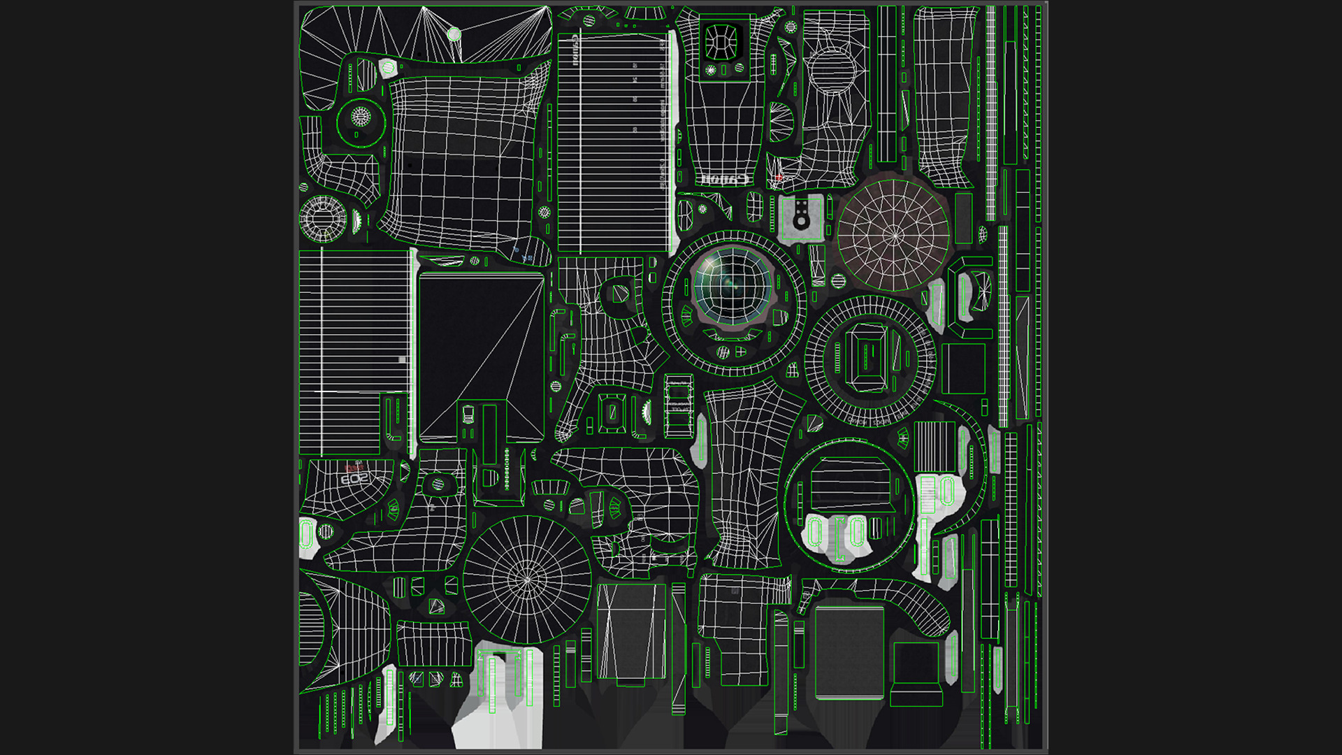 Canon T7i 800D DSLR Camera PBR Low-poly 3D model_24