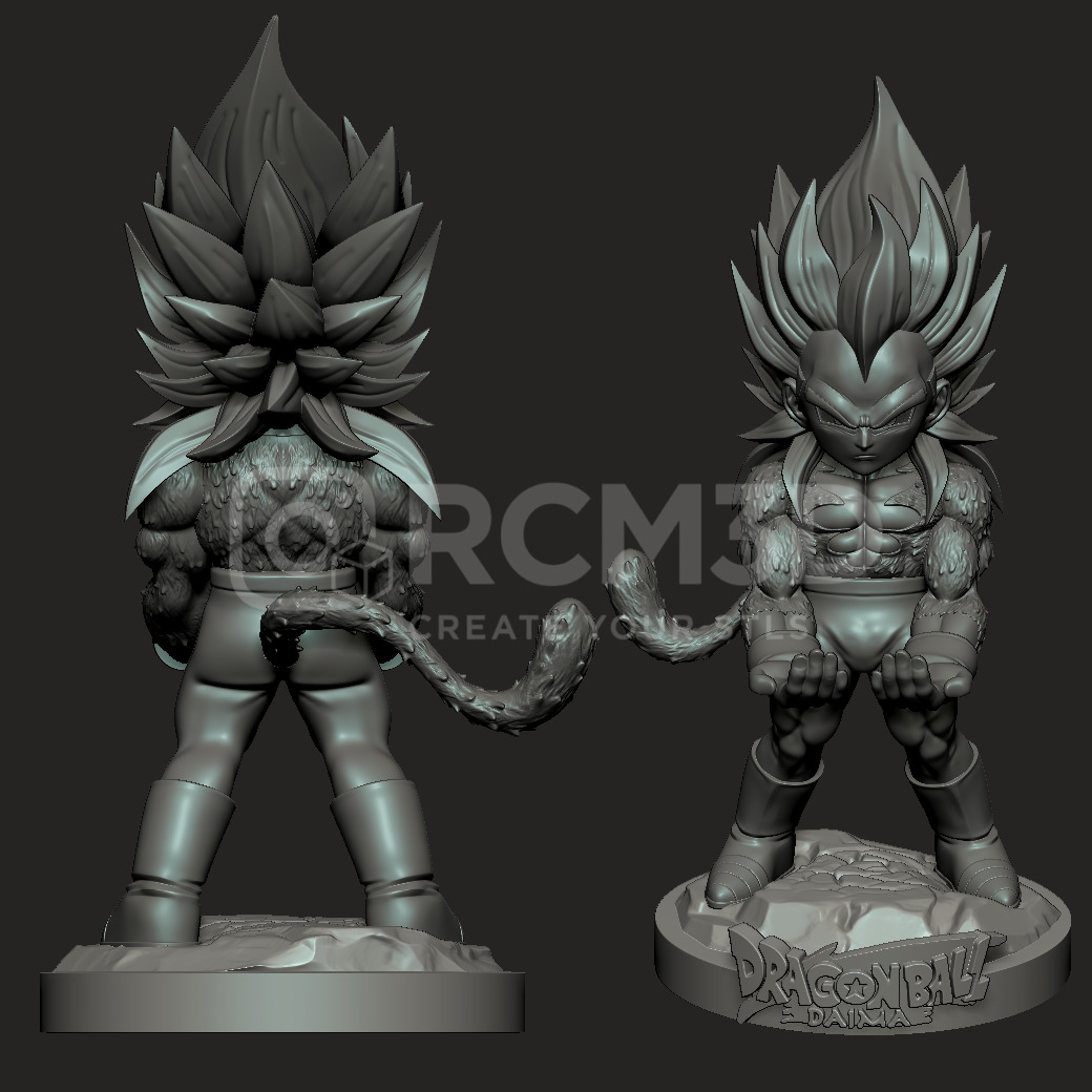 Vegeta joystick holder 3D print model_3