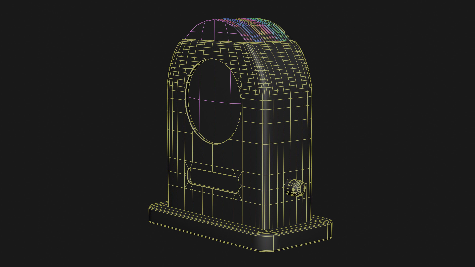 Desk Calendar Low-poly 3D model_16