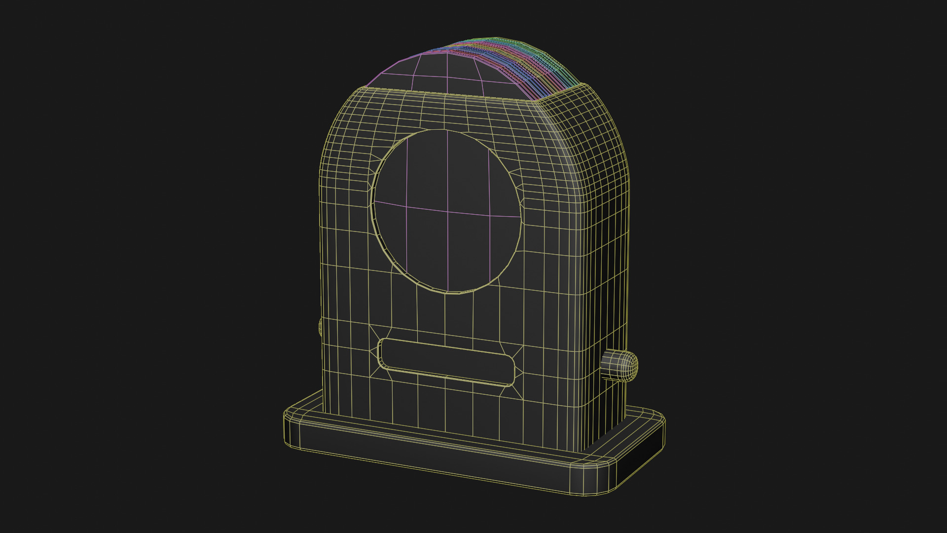 Desk Calendar Low-poly 3D model_10