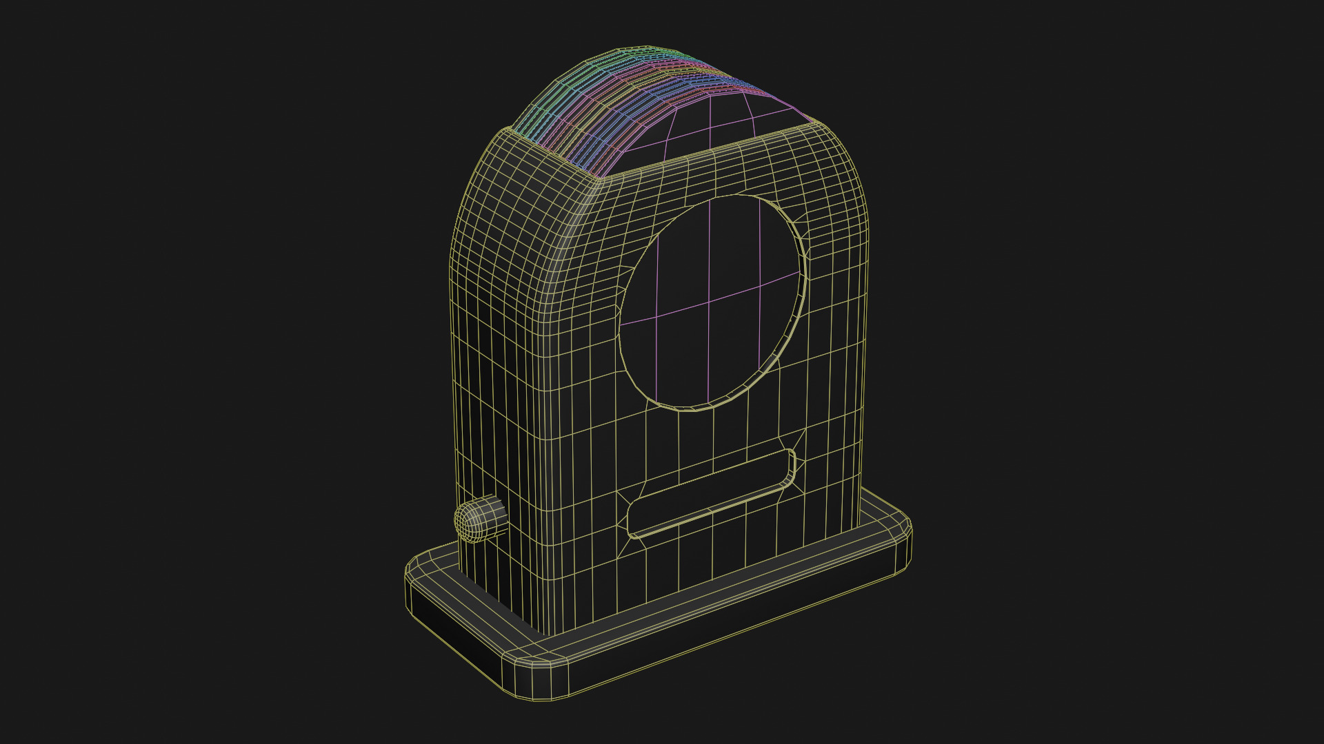 Desk Calendar Low-poly 3D model_12