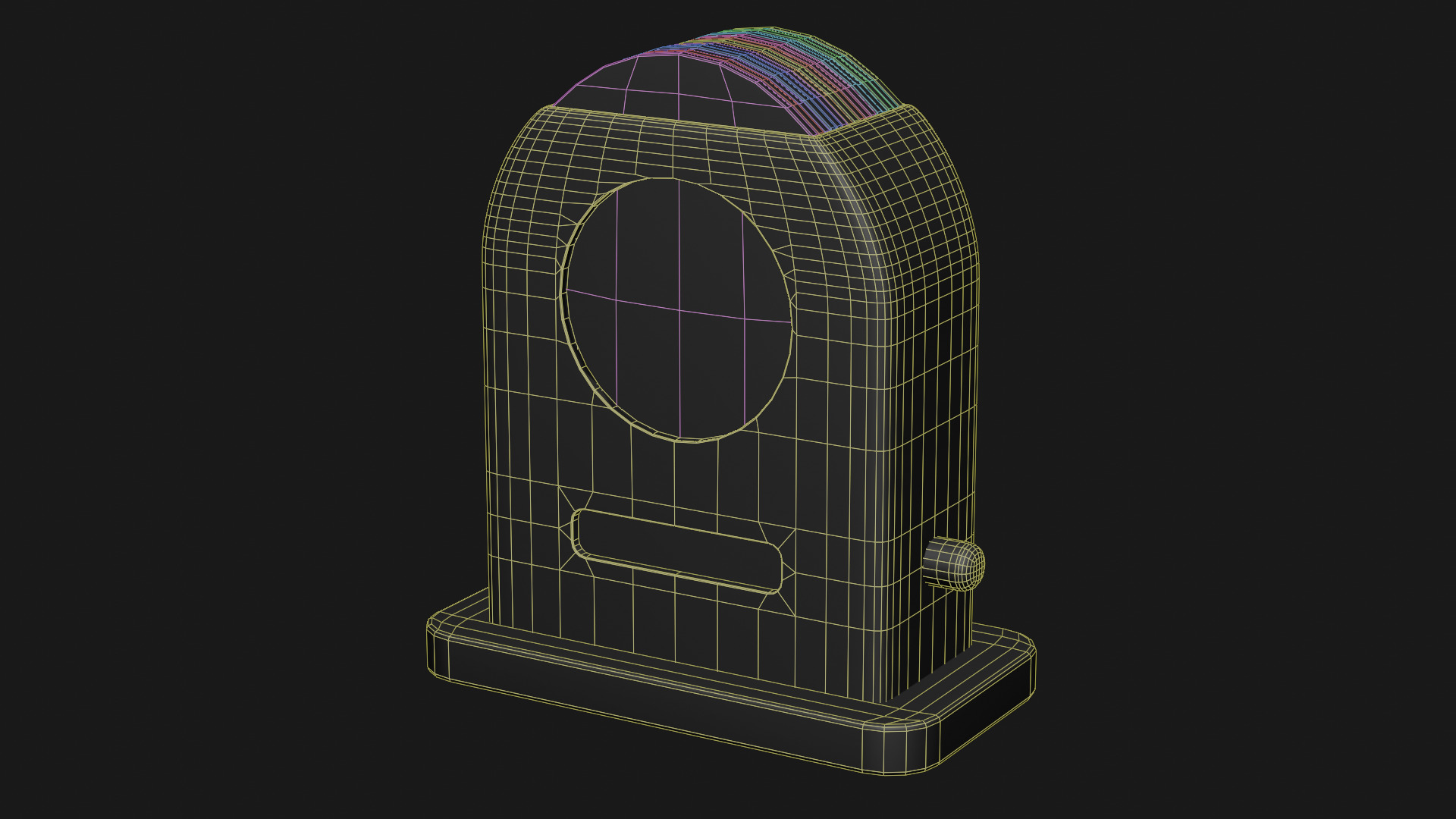 Desk Calendar Low-poly 3D model_13