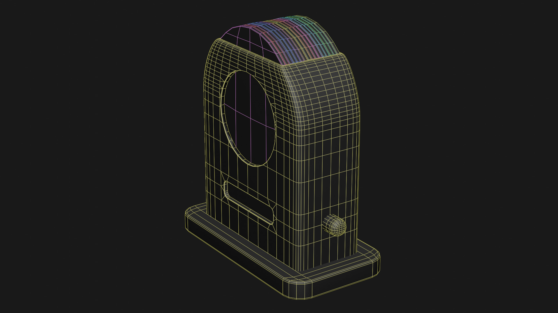 Desk Calendar Low-poly 3D model_18