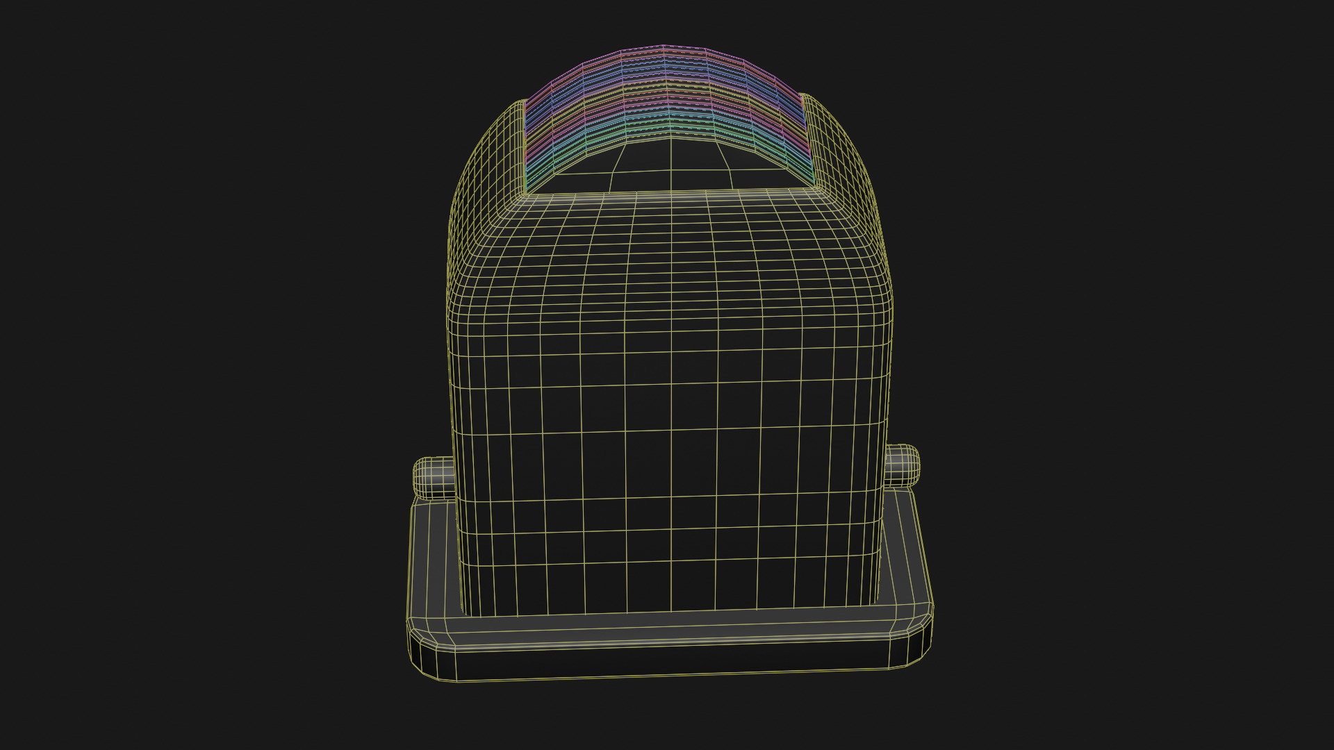 Desk Calendar Low-poly 3D model_19