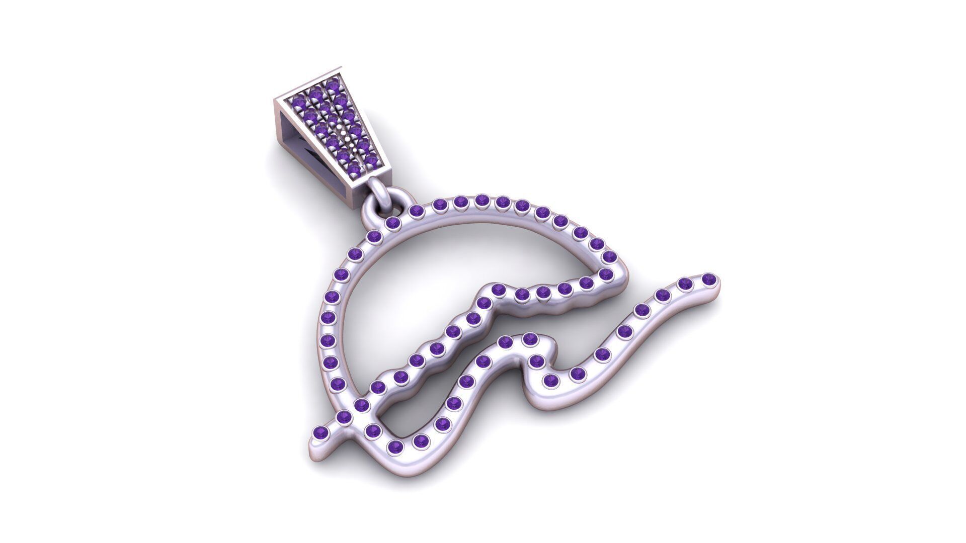 Cap Head Pendant 3D Printable Model 3D print model_3