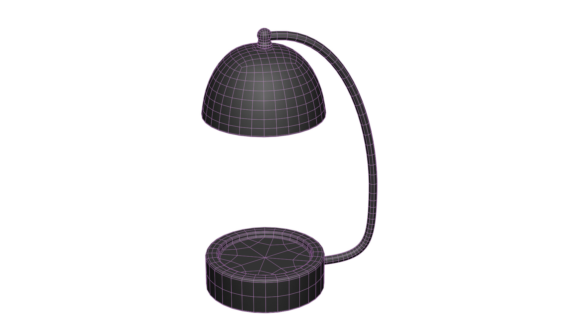 Dome Candle Warme Low-poly 3D model_16