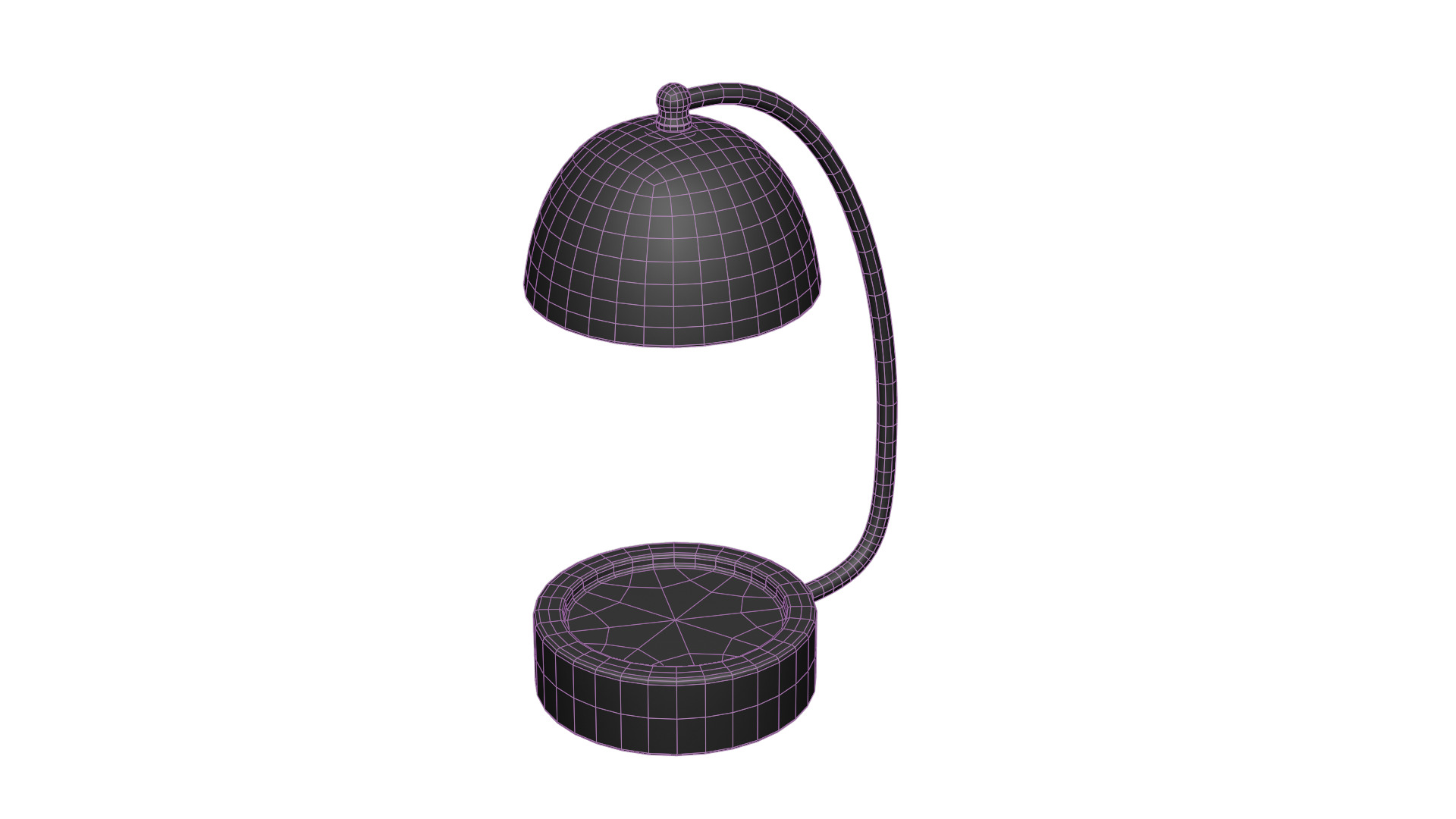 Dome Candle Warme Low-poly 3D model_17