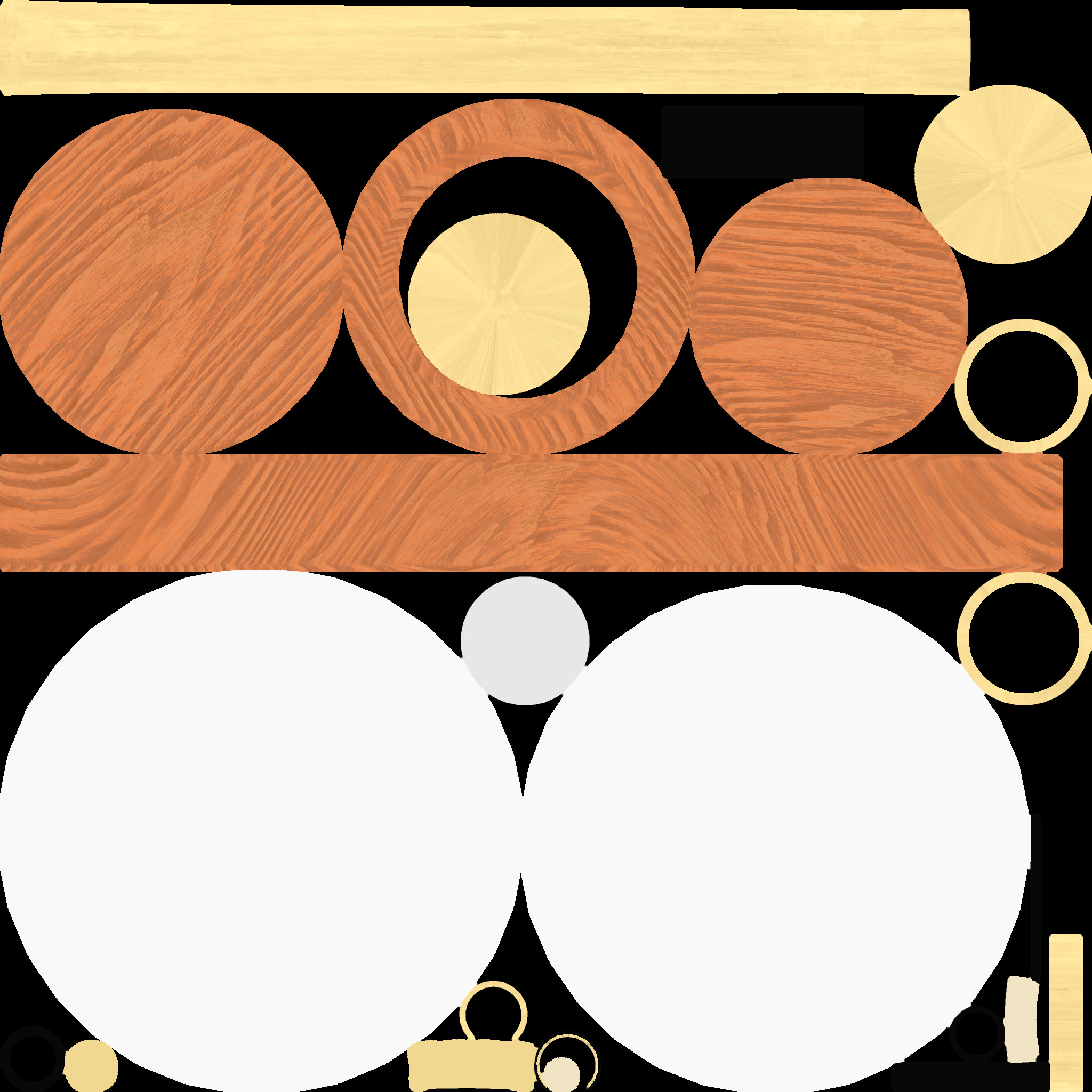 Dome Candle Warme Low-poly 3D model_11