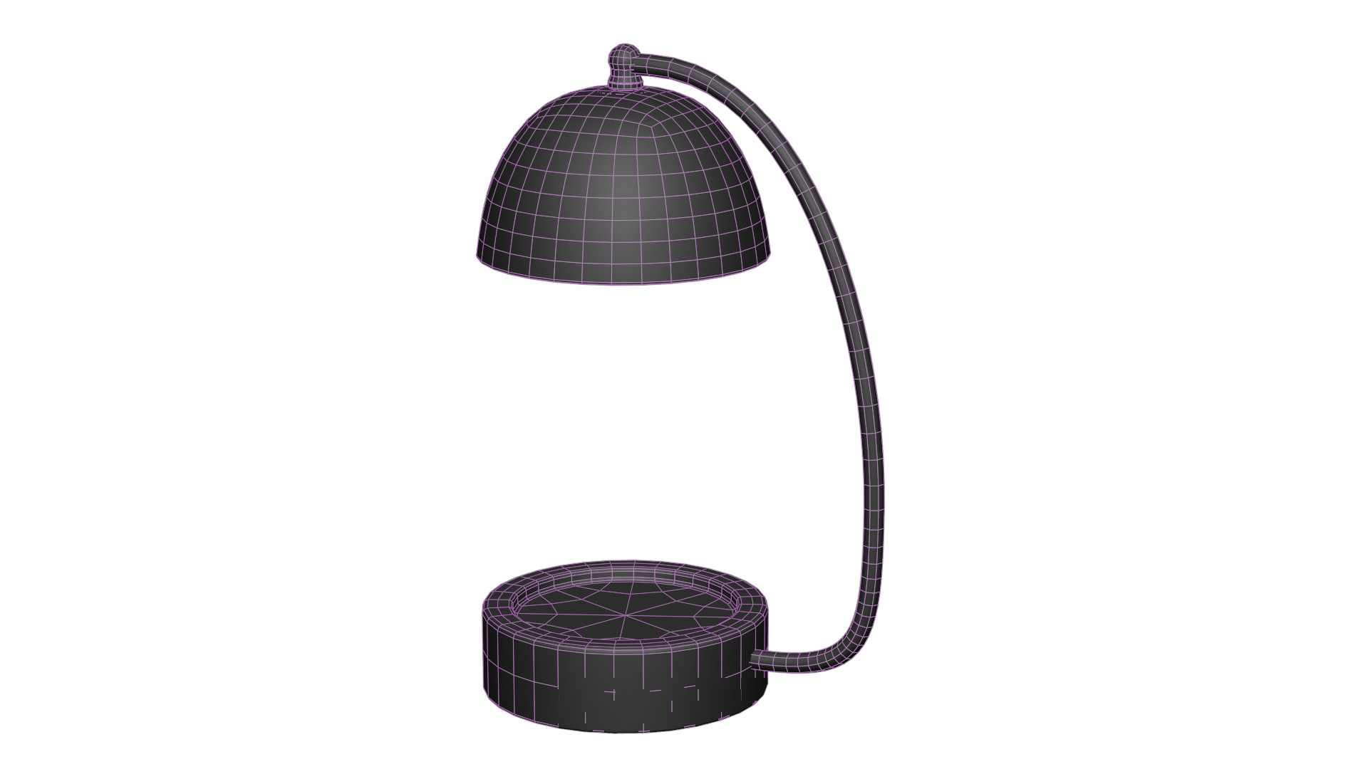 Dome Candle Warme Low-poly 3D model_15