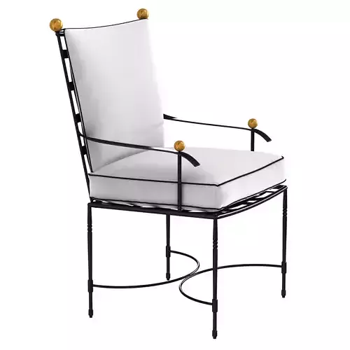Janus et cie Amalfi dining armchair 3D model