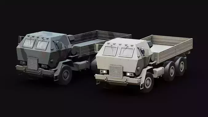 Military 6x6 Medium Supply Truck
