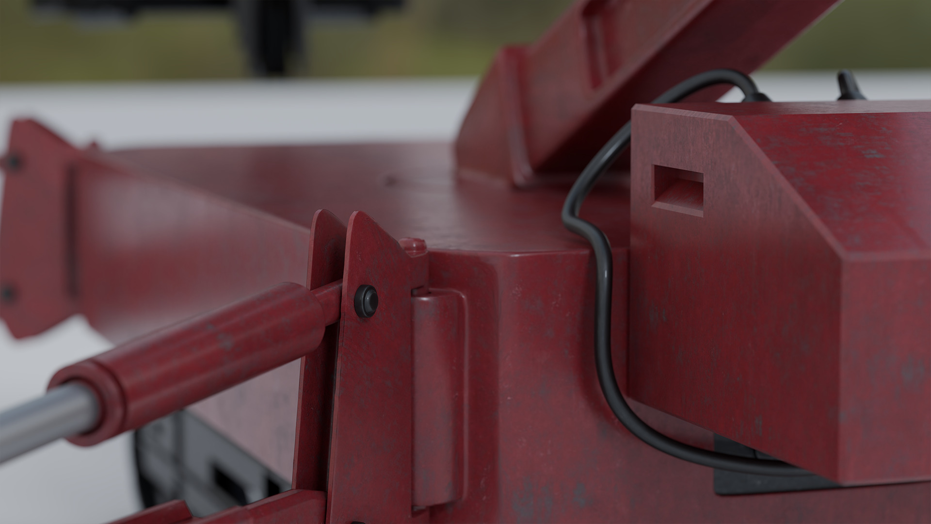 Spider Crane - Compact Construction Rigged 3D model_9