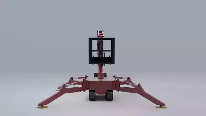 Spider Crane - Compact Construction Rigged