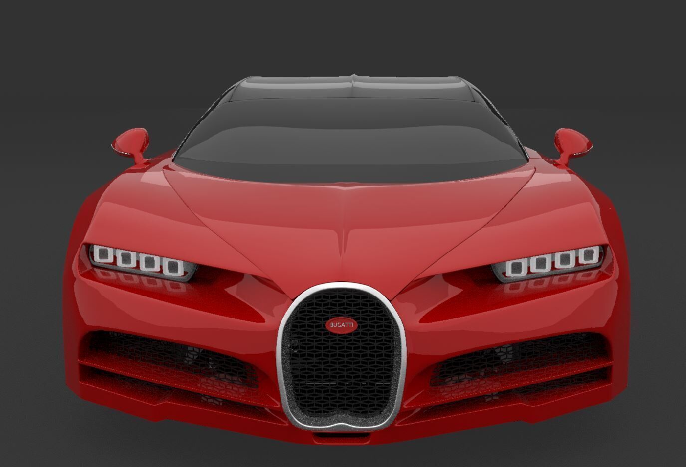 Buggati  Chiron 3D model_4