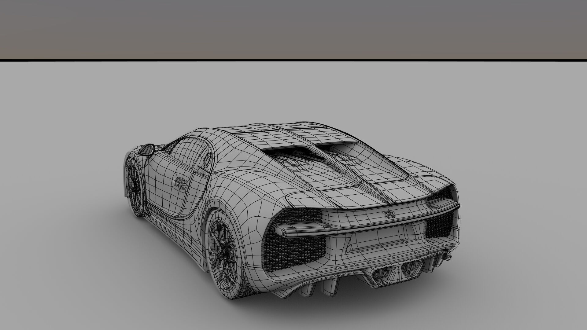 Buggati  Chiron 3D model_9